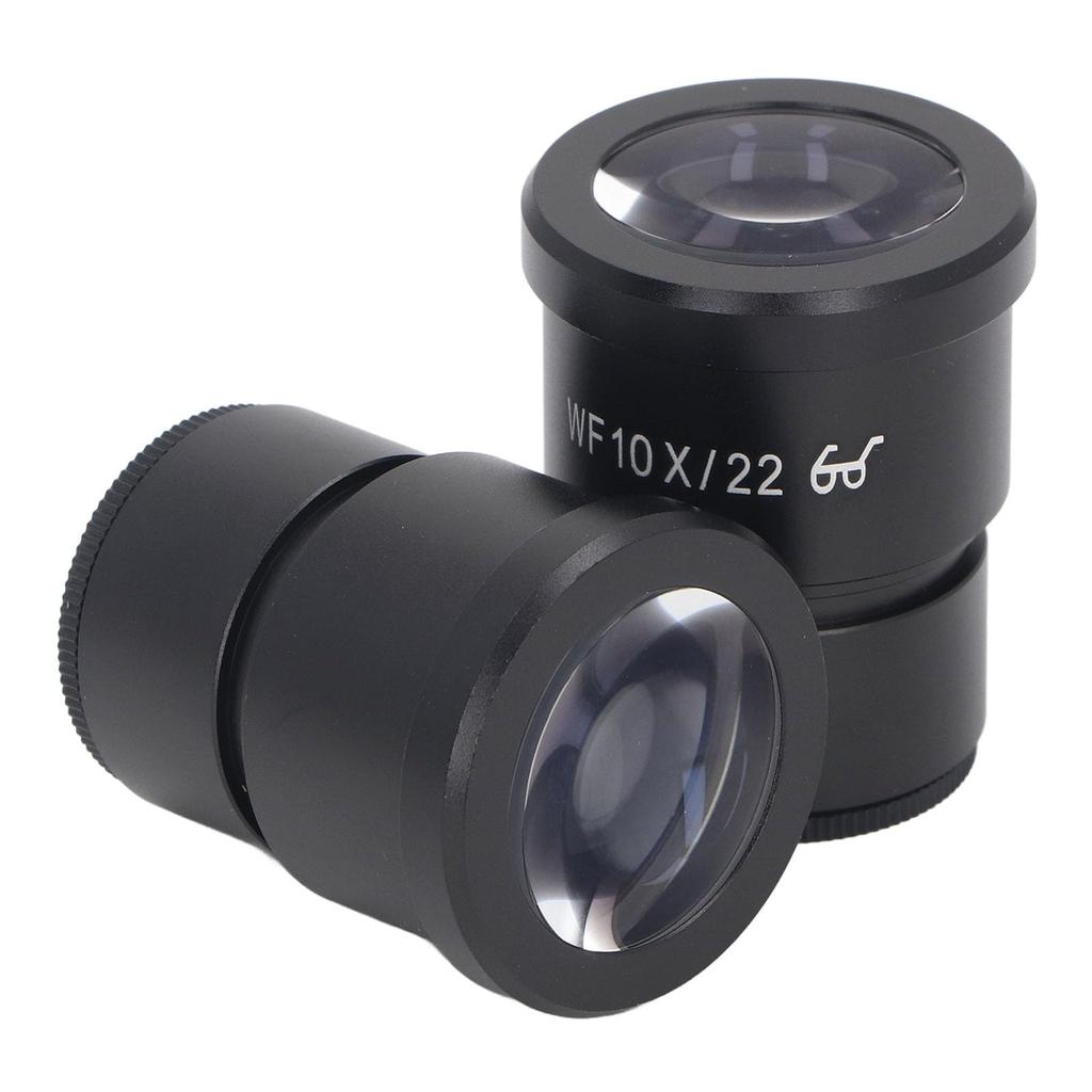 Microscope EP10X22 10X Microscope Eyepiece Optical Biological Microscope Lens Eyepiece, Wide-field Pair, Accessory.