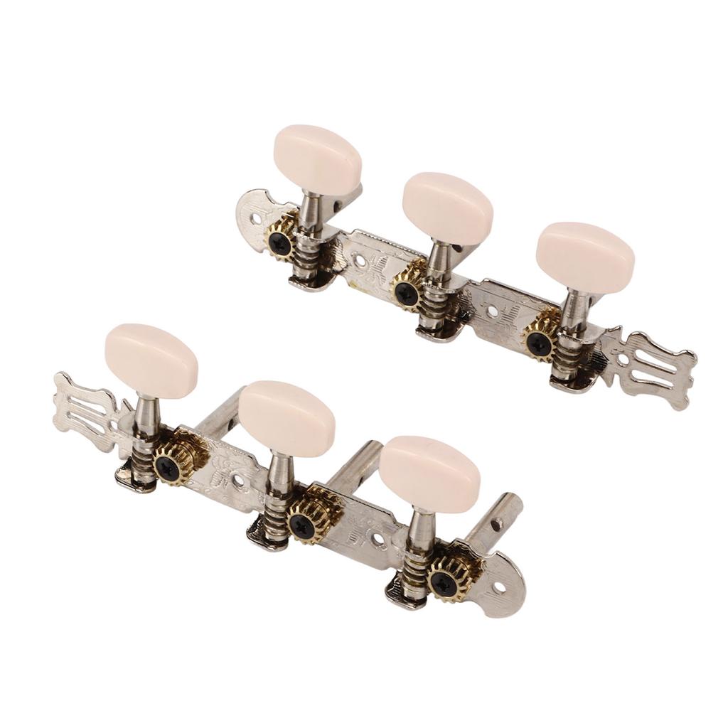 3l Tuning 2pcs String Key 3r Metal Cream Color Button Acoustic Guitar Tuning Pegs