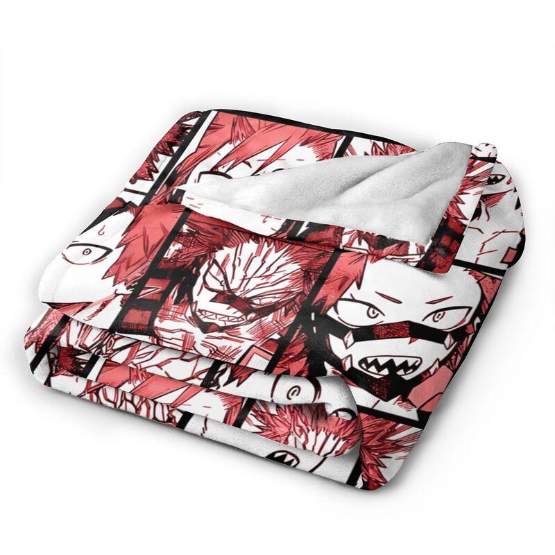 My Hero Academia Collage Anime Flannel Fleece Blanket Lightweight Blanket Soft Warm Cozy Fuzzy Throw Blanket for Bed Sofa Travel