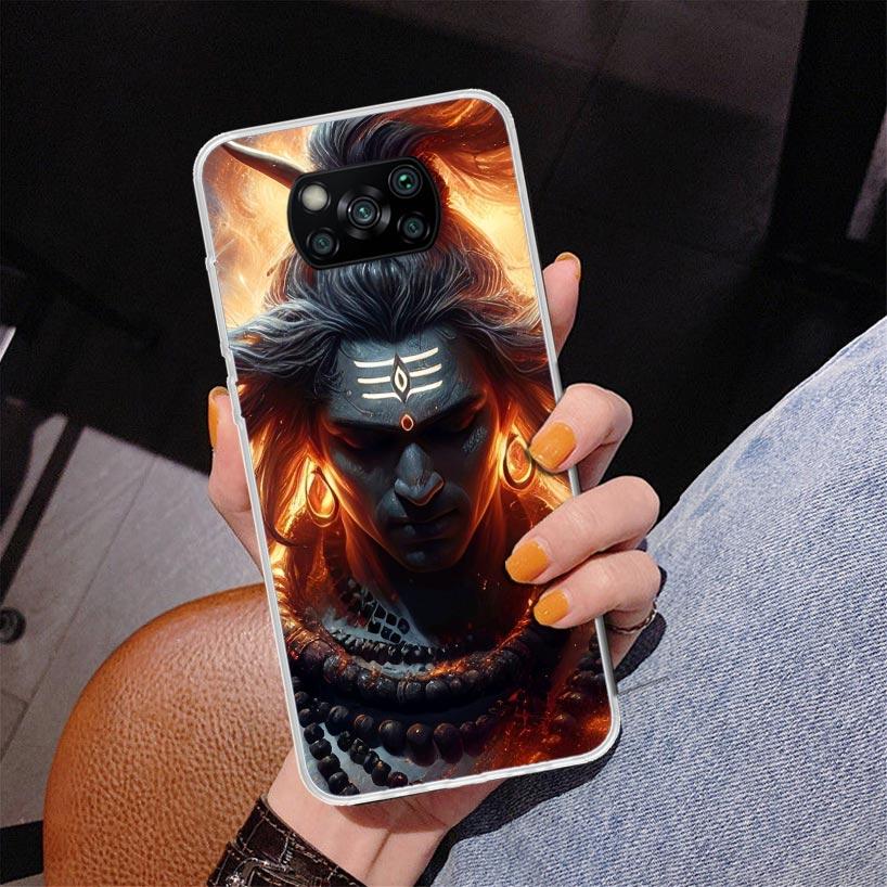 Lord Shiva Hindu God Buddha India Phnoe Case for Xiaomi Poco X5 X6 X7 Pro X4 Gt F7 Ultra M8 M7 Redmi 15C 15 13C 13 12C 12 Unique