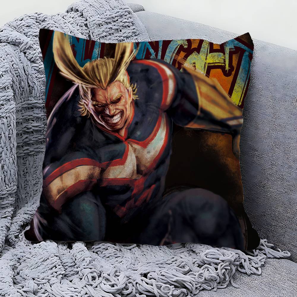 All Might My Hero Academia 45*45cm Cushion Cover Pillow Cover Decor Pillowcase Home Pillowcase For Couch Pillow