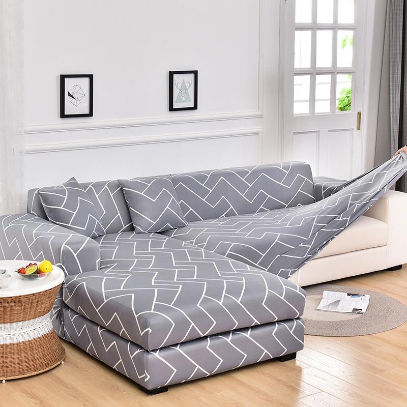Premium Texture Couch Covers for Sectional Sofa Washable Stretch Sofa Covers L Shape Sofa Slipcovers Anti Slip Furniture Protector 1pc
