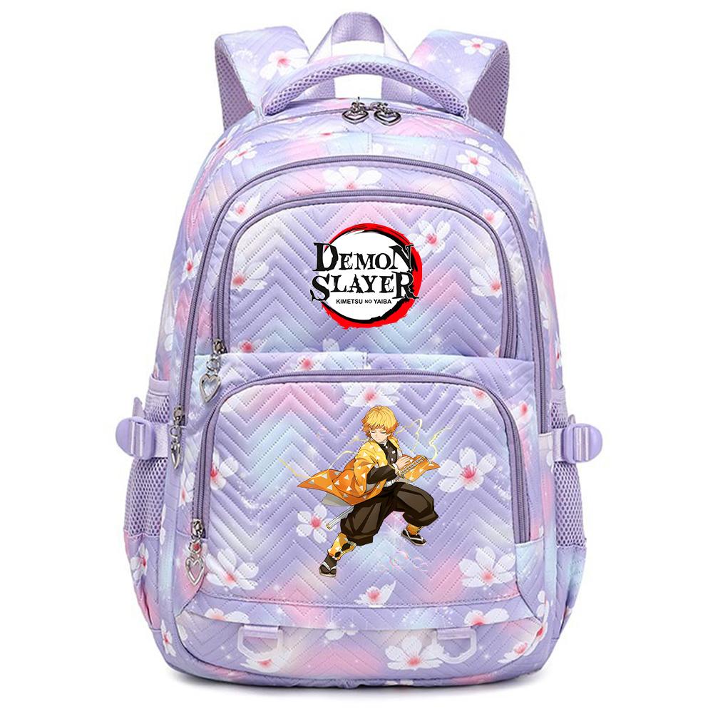 Anime Demon Slayer Printed Backpack Schoolbag Student Teenager Bookbag for Boy Girl Backpack Large Capacity Waterproof Travel Bag Mochila Rucksack
