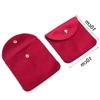 2PCS High Quality Snap Button Packing Bag Jewelry Velvet Bags Soft Portable Ring Earring Necklace Bracelet Storage Bag Wholesale
