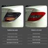 Compatible with 07-14 Mercedes-Benz C-Class W204 LED Taillight Assembly with Flowing Turn Signal and Daytime Running Light