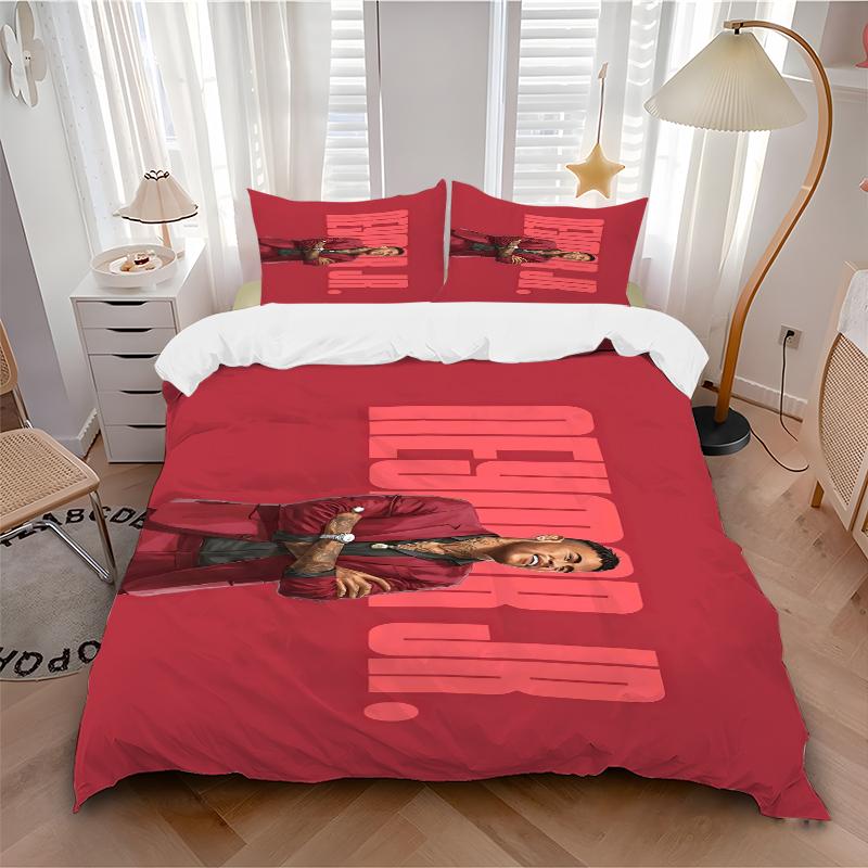 3Pcs Neymar Jr Football Legend Bedding Sets For All Sizes New 3D Printed Bed Cover Comforter Duvet Cover Pillowcase Bedroom Decoration