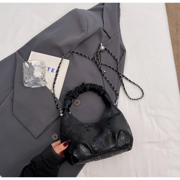 Women's bag 2025 new shoulder messenger dumpling bag Internet celebrity Korean version handbag foreign style high sense messenger bag