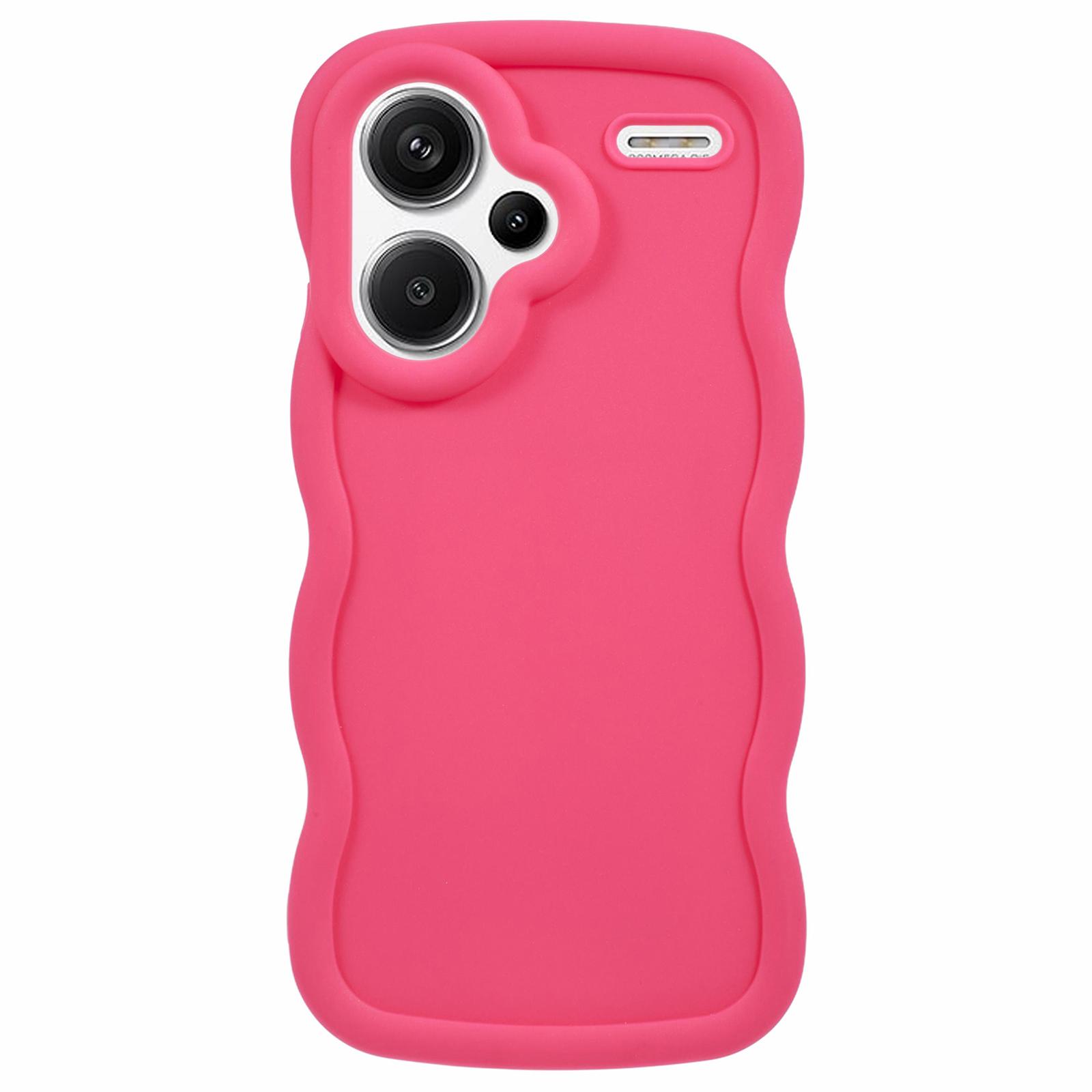 

Чехол серии XL для Xiaomi Redmi Note 13 Pro+ 5G Wave Edge, гибкая задняя крышка из ТПУ Rose