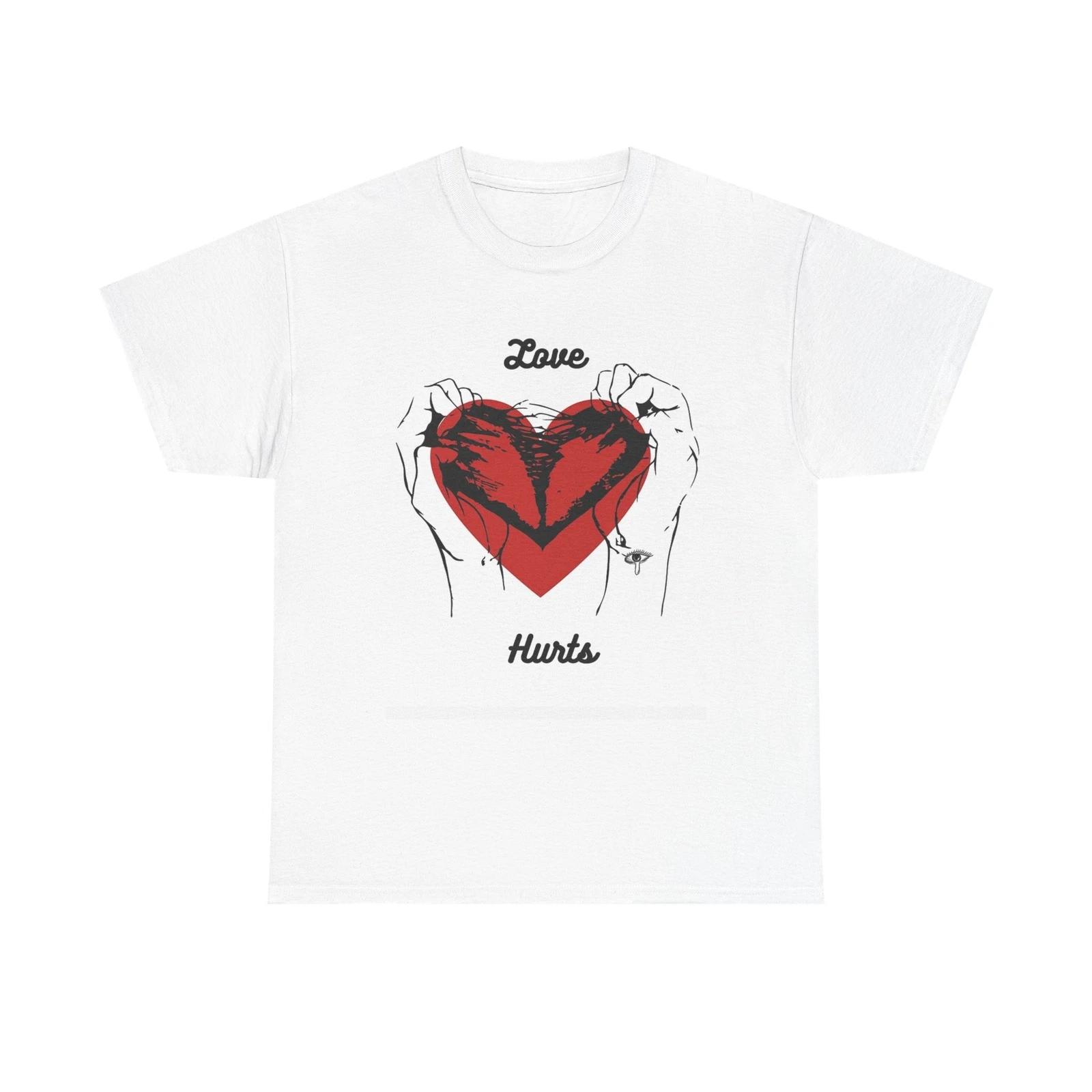 Men s and Women s T-shirts Love Hurts XXXXL