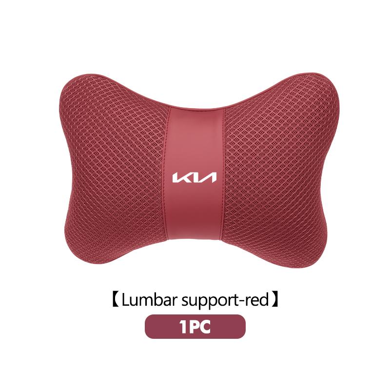 AANU1 Car Seat Neck Headrest Lumbar Pillow Support Memory Foam Cushion For KIA Rio K5 K2 Sportage Ceed Sorento Picanto Stinger Soul