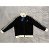 Retro Striped Waffle Knit Jacket Unisex Couple Short Coat High Quality Outerwear