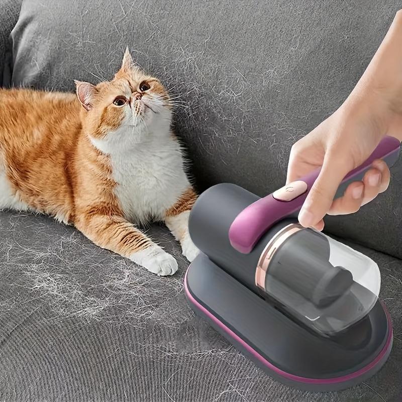 1 Stück Bettstaubsauger, Super Saugkraft UV-Lampe, Doppelzweck Nass- und Trockenreinigungsfilter für Tiefenreinigung, Effektive Reinigung von Betten, Sofas