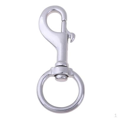 Snap, Round Eye Swivel for Key Chain Clip Stainless Steel, Size Optional