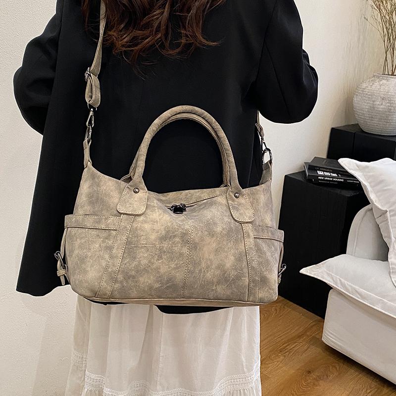 Large Capacity Shoulder Bag Women Crossbody Bag PU Tote Bag