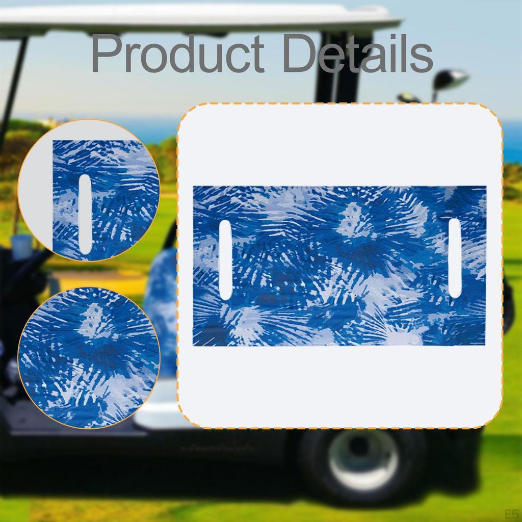 Durable Microfiber Multi-Purpose Golf Seat Cover Essential Accessory for Lovers