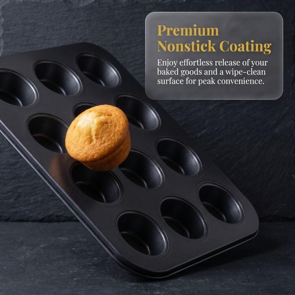 12er Cupcake-Form Antihaftbeschichtet Backblech Tartlet-Form Muffinform Pudding Backform
