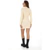 Corded Winter Knitwear Dress-mink
