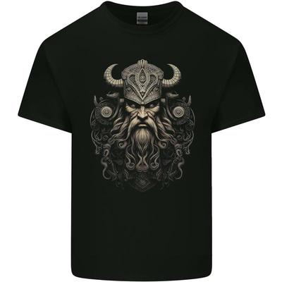 A Wikinger Krieger H?uptling Herren Baumwolle Maglietta T-Shirt - Men's Summer Cotton Graphic Tee