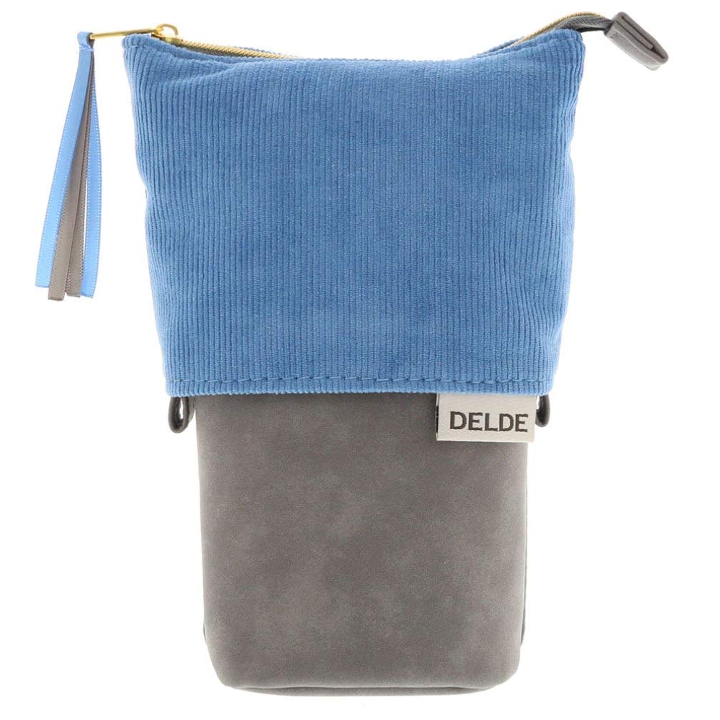 

Sunstar Stationery Pen Pouch Delde Corduroy Blue x Gray S1416790