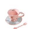 High value Cherry Blossom Ceramic Cup Creative New Year Cup Coffee Cup Mug Home Girls Cup Personalized Water Cup