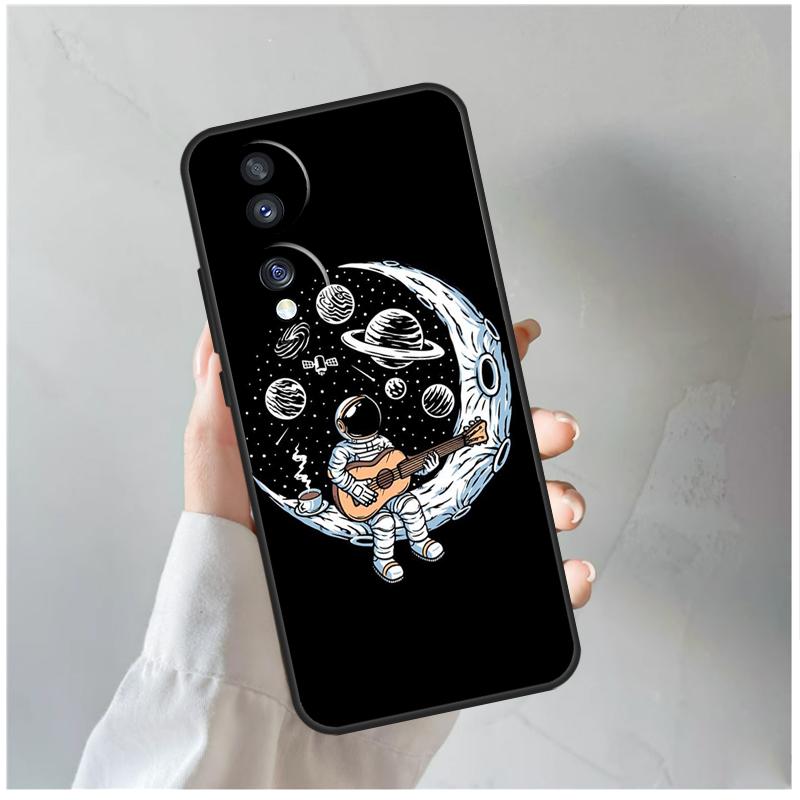Moon Stars Space Astronaut Phone Case For Honor X8b X9b X8 X9 X6a X7a X8a X9a Honor Magic 6 Pro 5 Lite 50 70 90 Cover