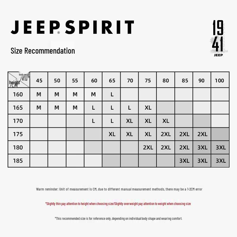 Jeep Spirit Men's Round Neck Long Sleeve Sweatshirt