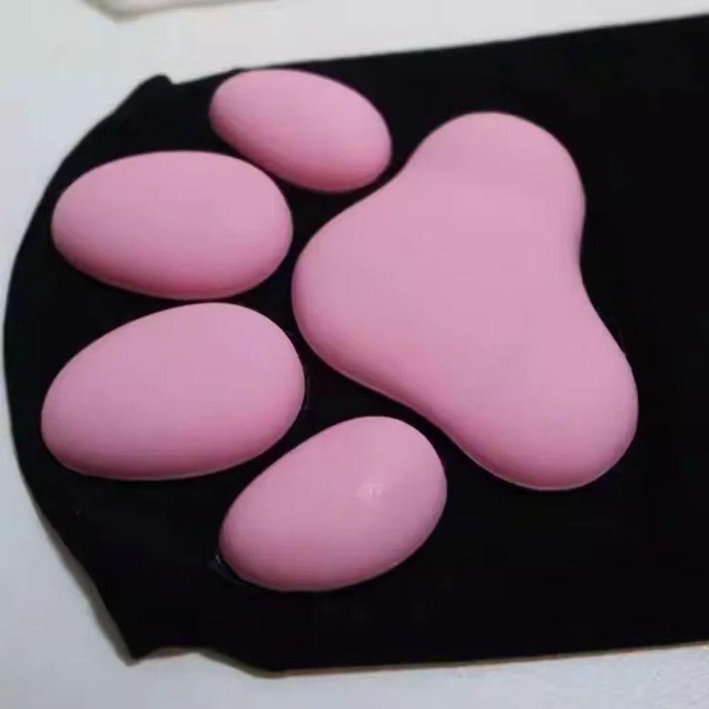 1 Pair Soft Paw Pads Cat Paw Stockings Semi Sheer Paw Pad Socks Cosplay Outfits
