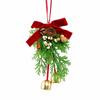 Small Christmas Wreath for Holiday Home Decor - Festive Wreath for Door and Wall