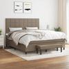Maison Exclusive - Lattenrost mit Matratze Taupe 180x200 cm Stoff