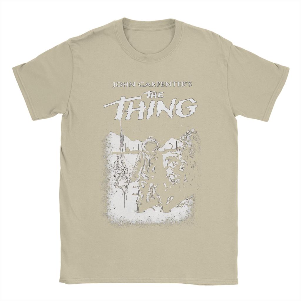 1982 jc The Thing Film Unisex T-Shirts Großartiges T-Shirt Kurzarm O-Ausschnitt T-Shirt Baumwolle Geschenkidee Kleidung