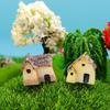 iplusmile 8 Pieces Miniature Houses, Miniature Gardens, Micro Miniature Landscape Decor, Miniature Villas, Terrariums, Miniature Village Houses, DIY