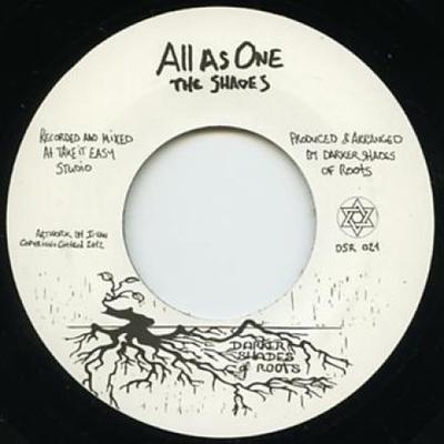 7inch Record SHADES - All As One / Troddingu And Learning DSR021022 Darker Shades O 2014 Europe Reggae, Ska & Dub