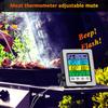 Color Touch Screen Digital Food Temperature Gauge Cooking Meat Thermometer with Dual Temperature Probe, Digital Oven
