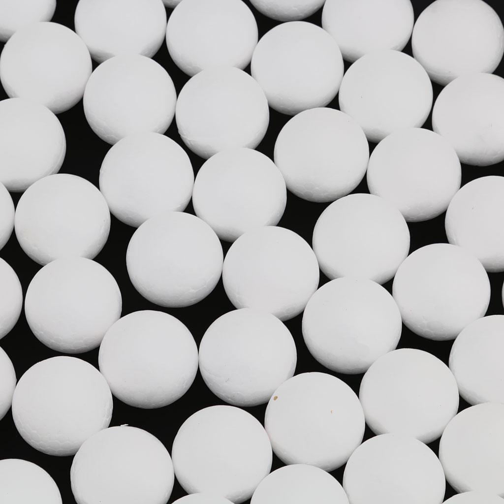 White Foam Balls, Polystyrene Craft Decoration Balls for Model Making, Decoration,