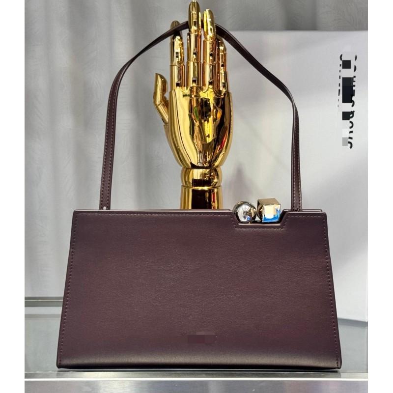 Womens Leather Handbag Fashion Versatile Shoulder Bag Commuter Small Square