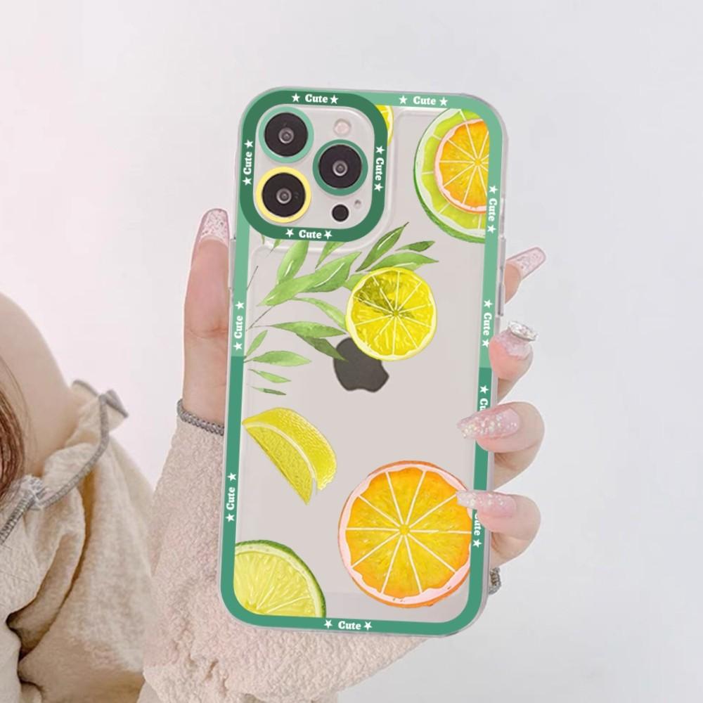 Fruit Lemon Cherry Phone Case For Redmi 7 8 9 A For Redmi Note 5 7 8 9 10 11 Pro Max 4G 5G Funfas