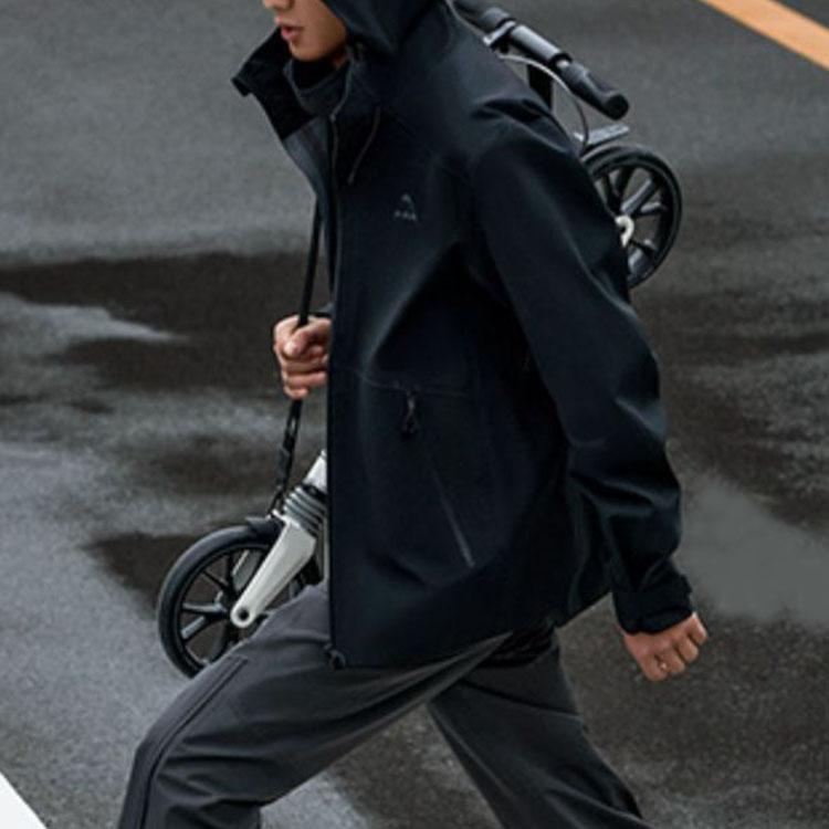 Anta Waterproof Windbreaker Jacket Unisex Basic Black 952317602-4