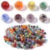 10pcs 8/10/12mm Lampwork Beads Colorful Golden Sand Glass Round Loose Beads For Jewelry Making DIY Bracelet Earrings Accessories