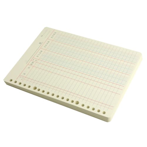 KOKUYO Three-color Printing Loose Leaf A5 Purchase Book 20 Holes 100 Sheets Lee-153