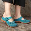 Women's Fashion Vintage Shoes Casual Sandals Summer Beach Sandals Flat Shoes Leisure Slippers Plus Size 35-43