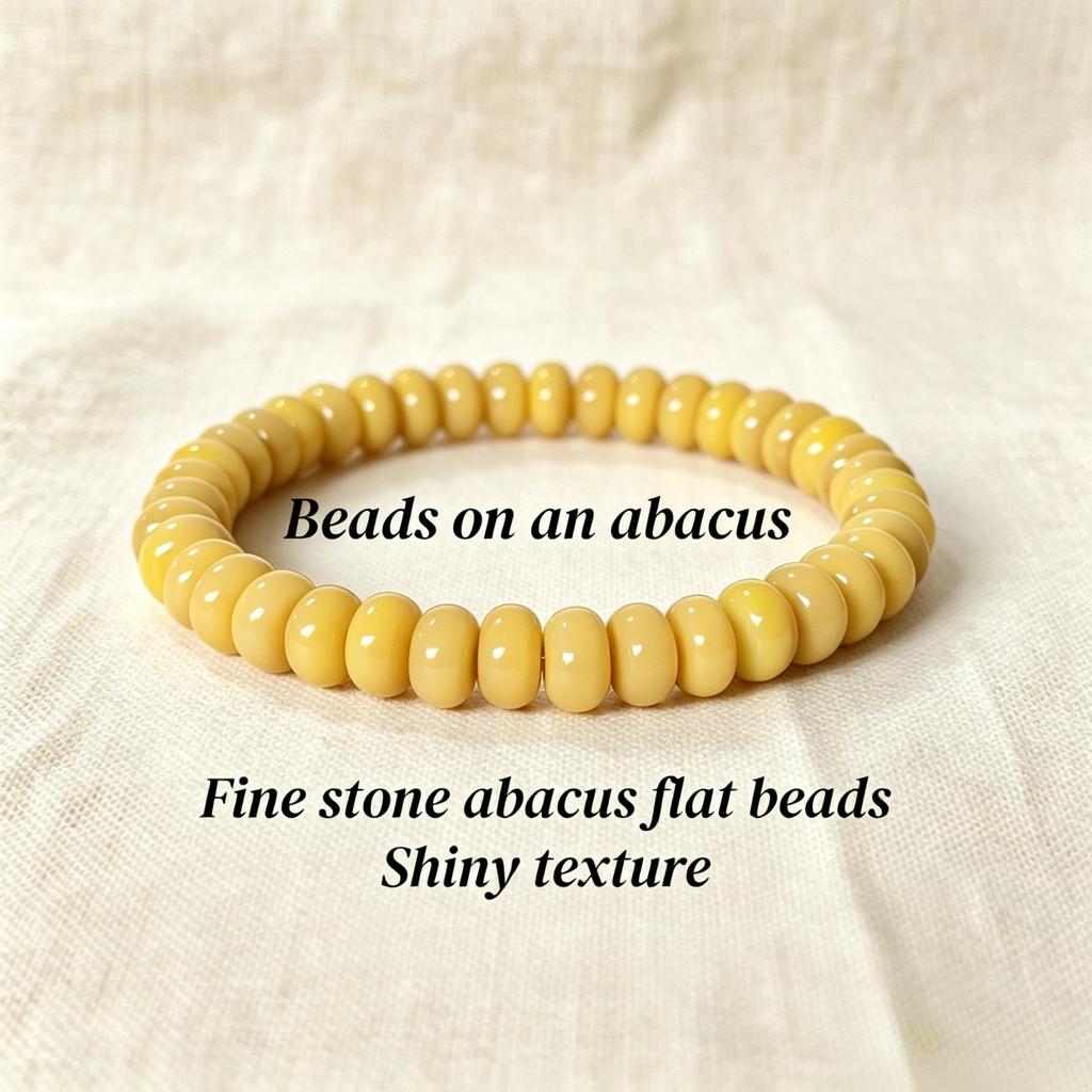 Natural Stone Imitation Tiger Eye Abacus Bead Bracelet