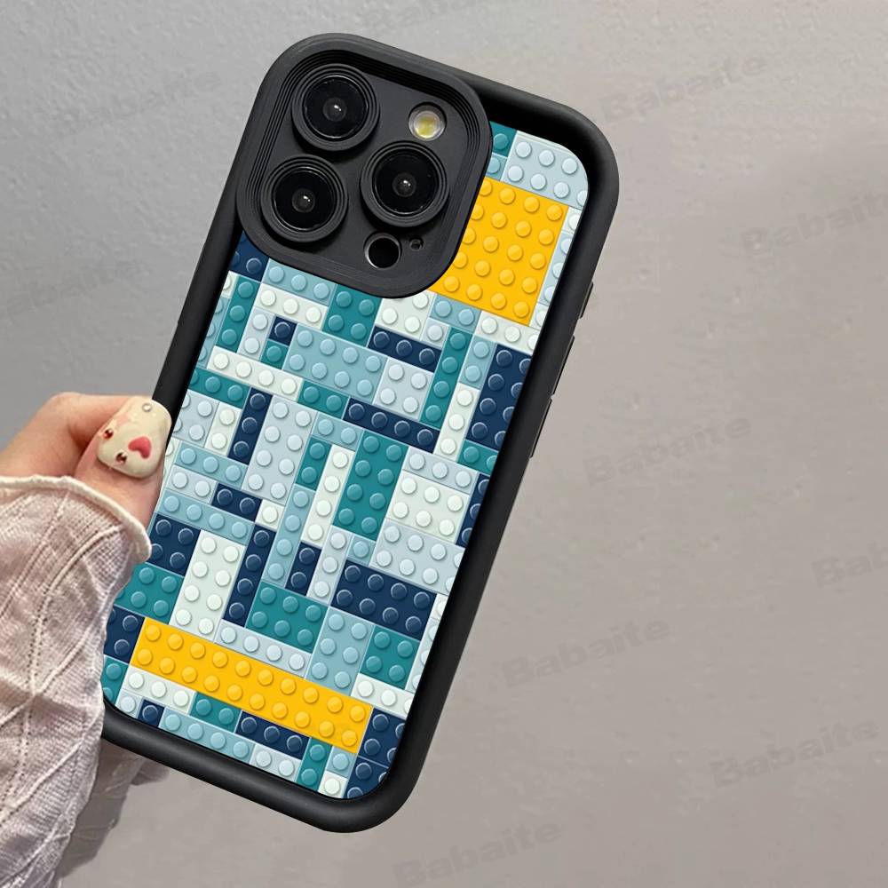 Vintage Game T-Tetris Phone Case For IPhone 17 16 E 15 14 13 12 11 Pro Max Plus Back Cover