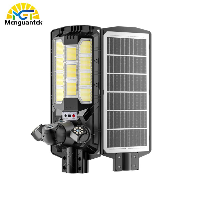 Solar Street Light With Camera 4G Wifi 6MP Outdoor Solar Monintoring Lamp CCTV Wireless Net Work Camera With 800W Solar Camera 800W-WIFI