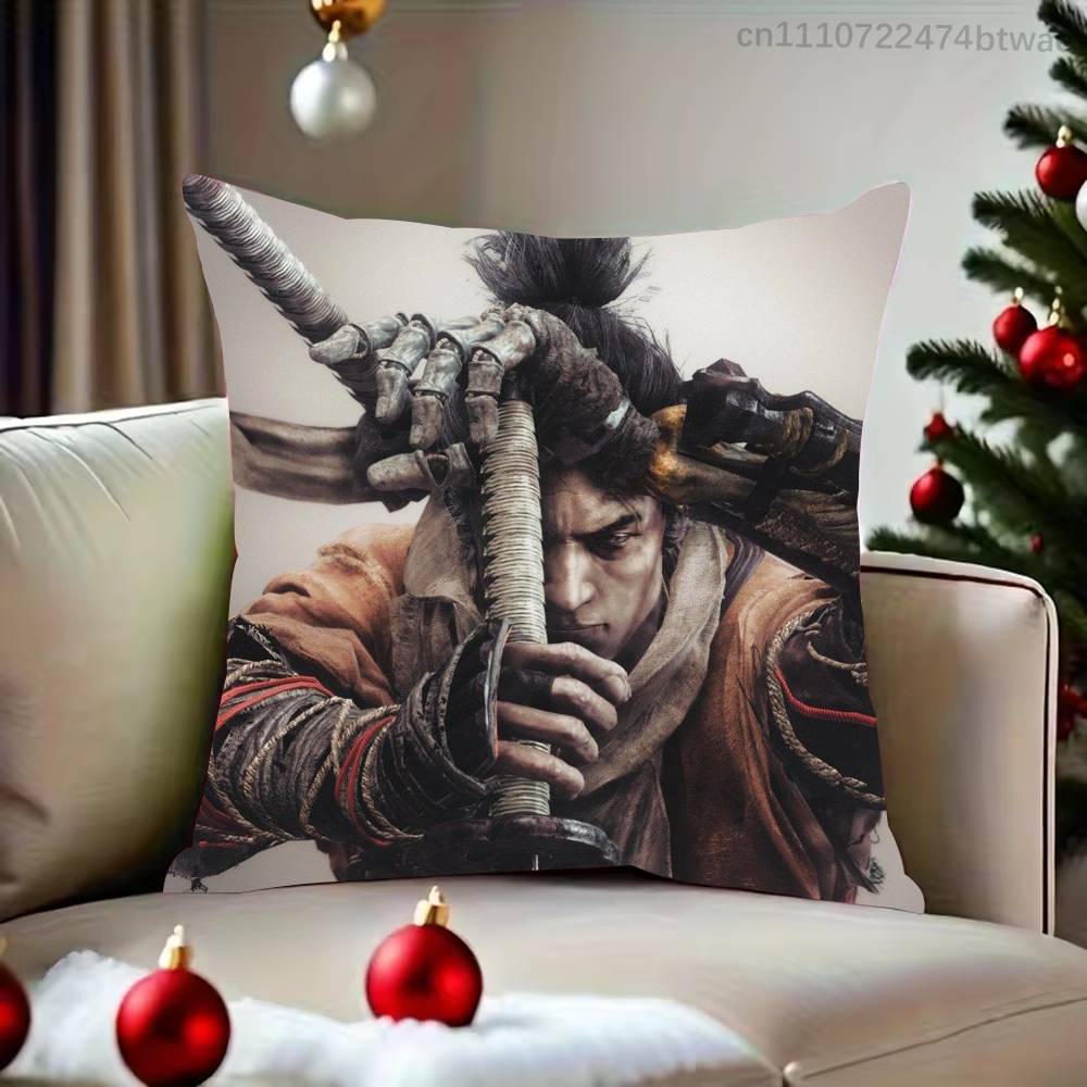 SSekiro Shadows Die Twice Pillow Case For Living Room Bedroom Hotel Pattern Printed Cushion Cover Decorations and Protector