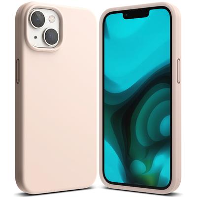 Flexible Silikon-Handyhülle für iPhone 14 Plus 67 SILICONE PINK SAND