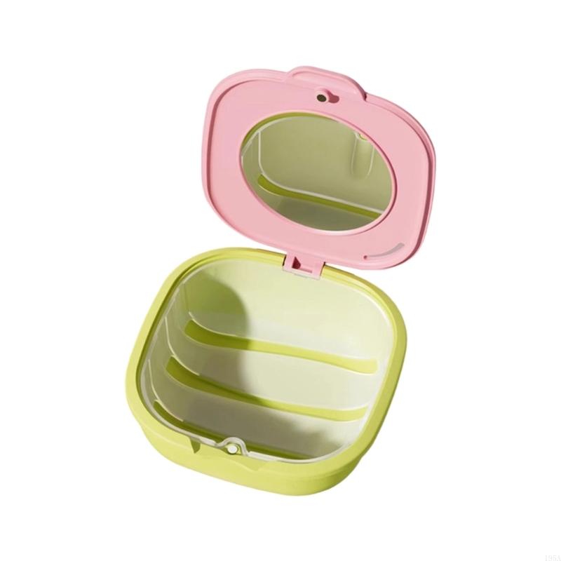 Hygienic Orthodontic Appliance Storage Case for Retainers and Aligners Reusable Easy Cleaning Design Portable ABS Container