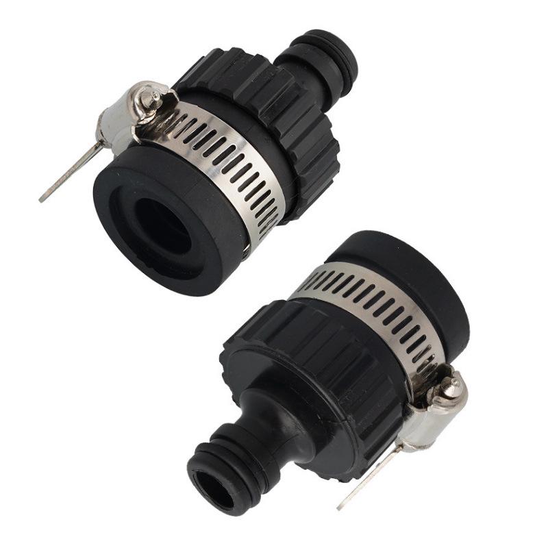 Irrigation Hose Black Nipple Connector for Car Wash & Outdoor Faucet