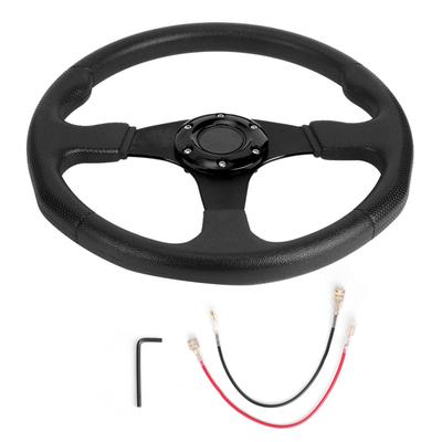 350mm 14in Racing Car Sport Steering Wheel Deep Dish 6 Bolts Universal Modified Accessory