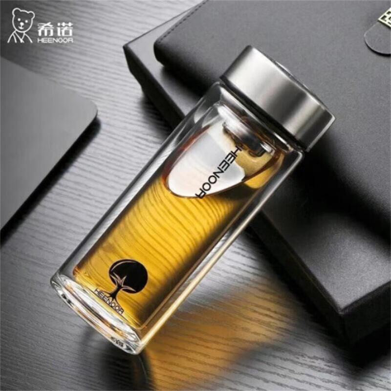 Xinuo Double-Layer Insulated Glass Tea Cup