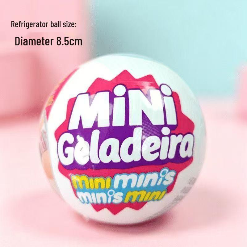 Mini Brand Refrigerator Toy Set: Trendy Role-Playing Children's Stuffed Toy